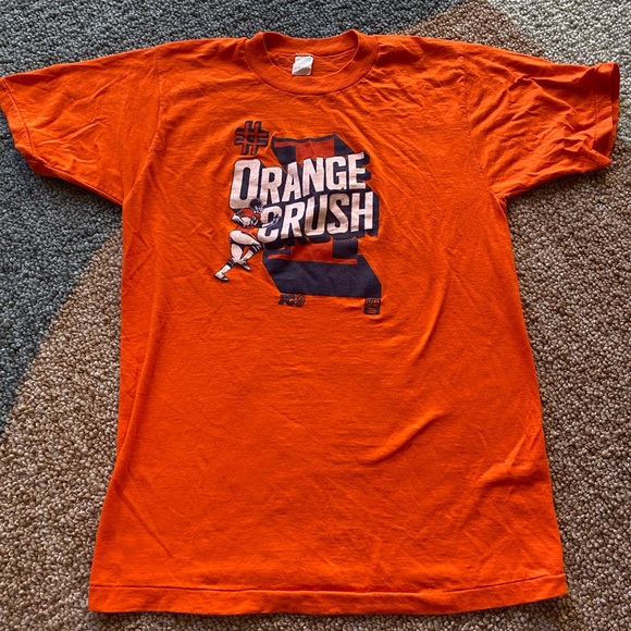 None Other - VTG Denver Broncos 70’s Throwback Orange Crush Graphic Shirt NFL Large